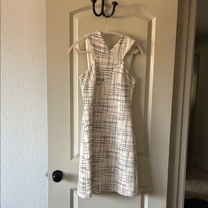 Elegant Cream textured Dress